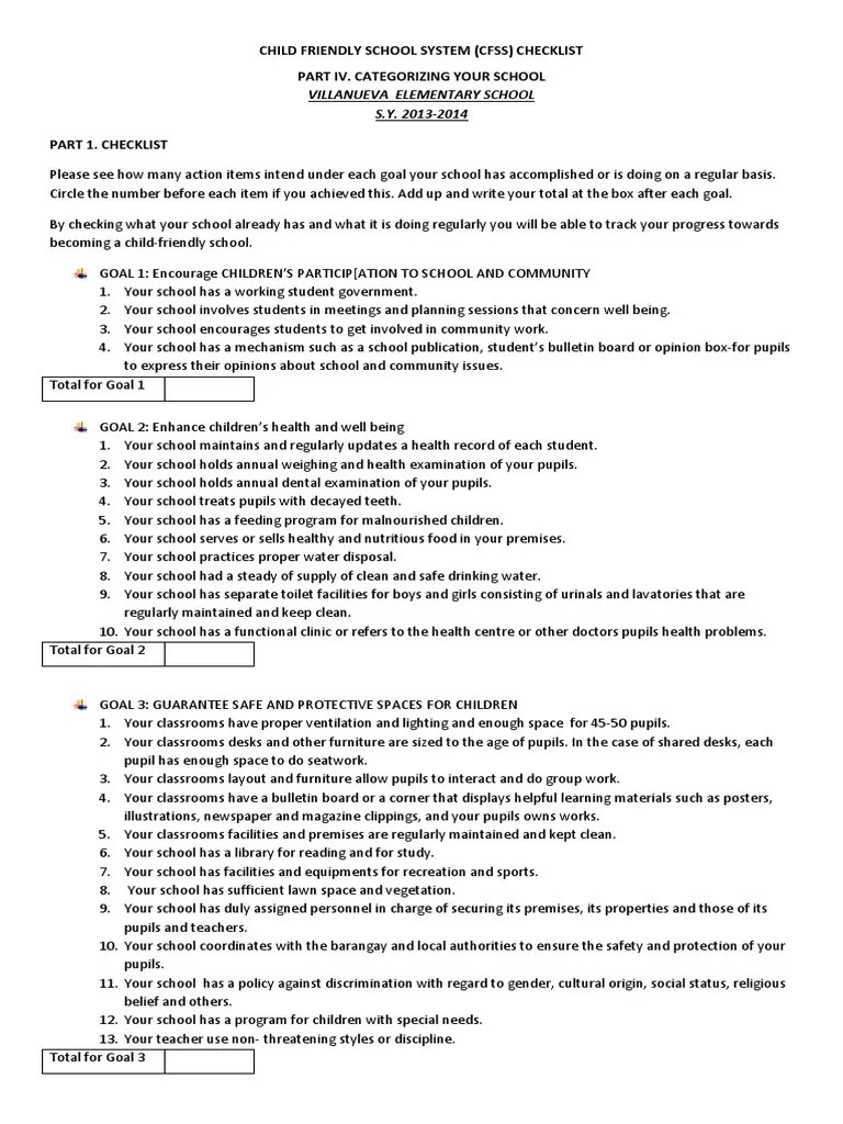 Self Assessment Checklist For Child Friendly Literacy Teachers Visualverbal Classroom Strategies Readingtoopassive for boys asmemoryis.