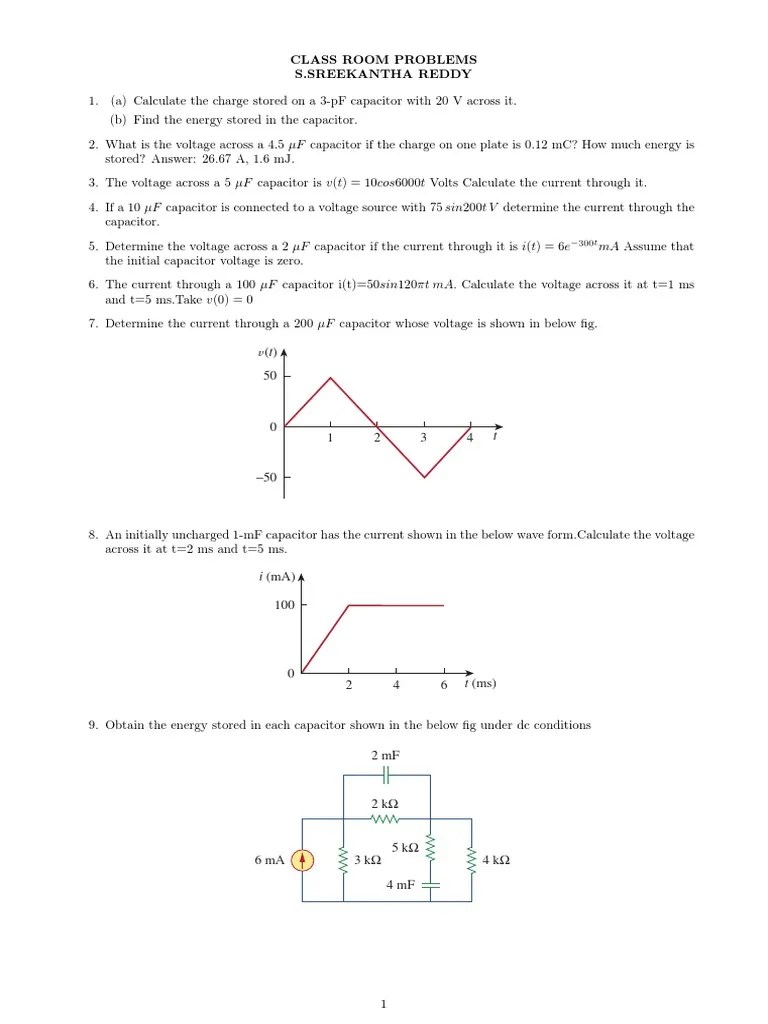 Capacitor | PDF | Series And Parallel Circuits | Capacitor