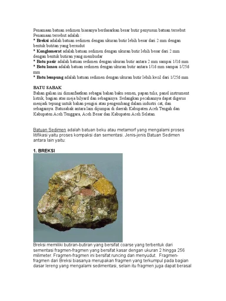 Batuan Sedimen | PDF