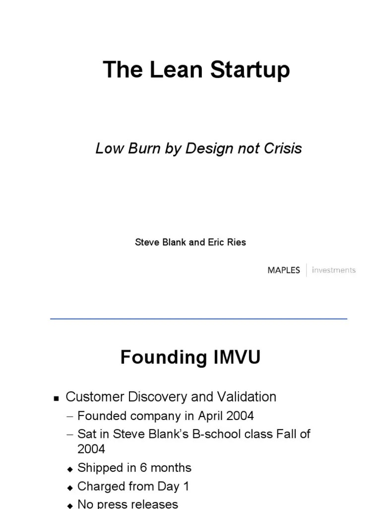 The Lean Startup PDF | PDF