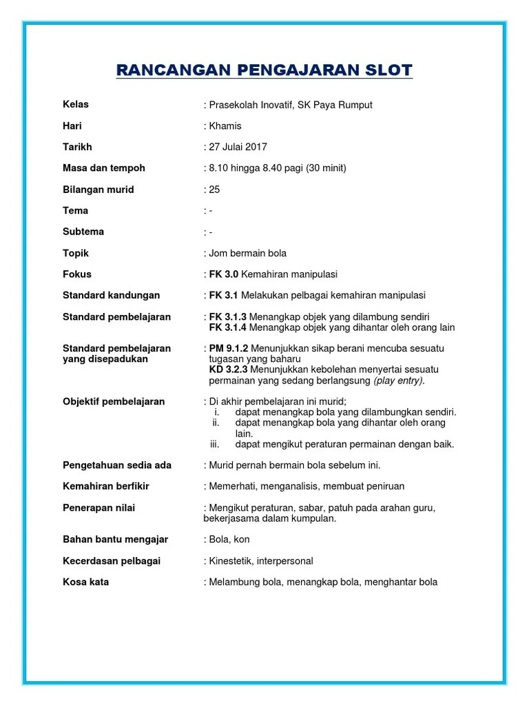 Rph Matematik Prasekolah / Rph Tema Sayur Sayuran Prasekolah