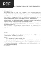 Voici un exemple de lettre de motivation pour postuler à un emploi d'agent d'accueil. Master Geographie De La Sante Doctorat Geographie