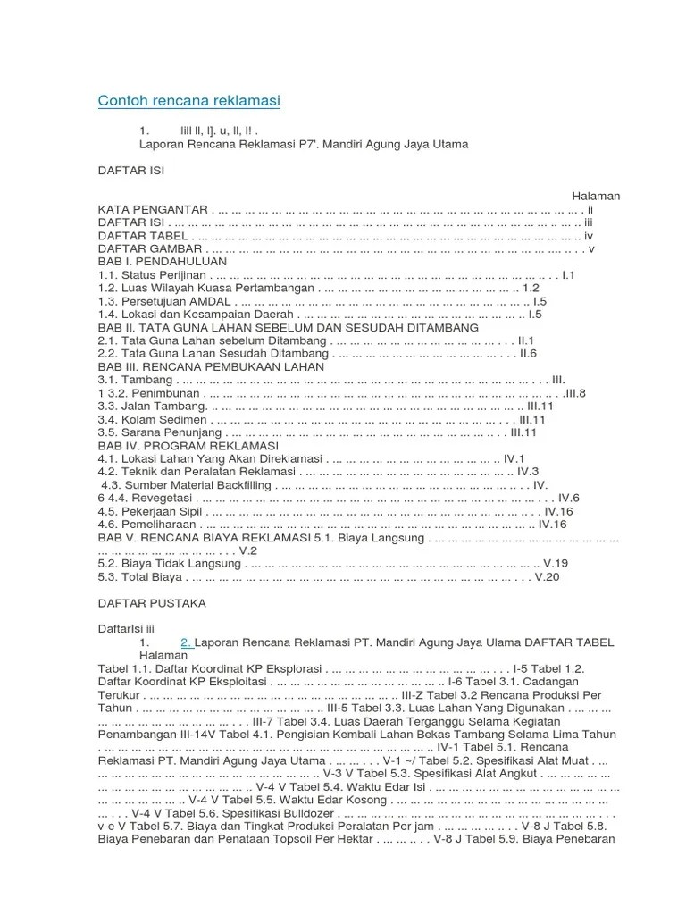 Definisi/arti kata 'embrat' di kamus besar bahasa indonesia (kbbi) adalah /émbrat/ jk n cerek. Contoh Rencana Reklamasi Pdf