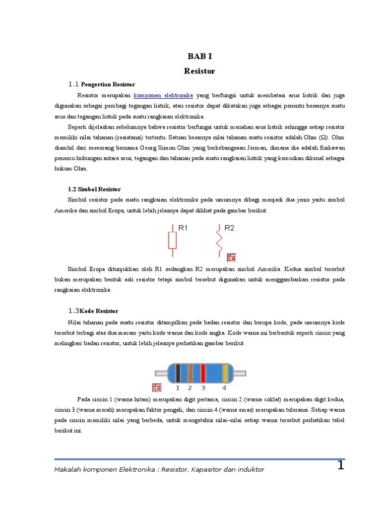 133233813 43235593 Makalah Resistor Transistor Dan Induktor