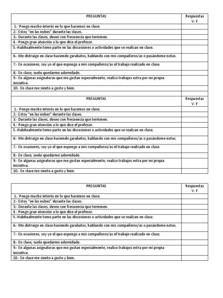 Test De Motivacion | PDF | Ajedrez | Juegos Y Actividades