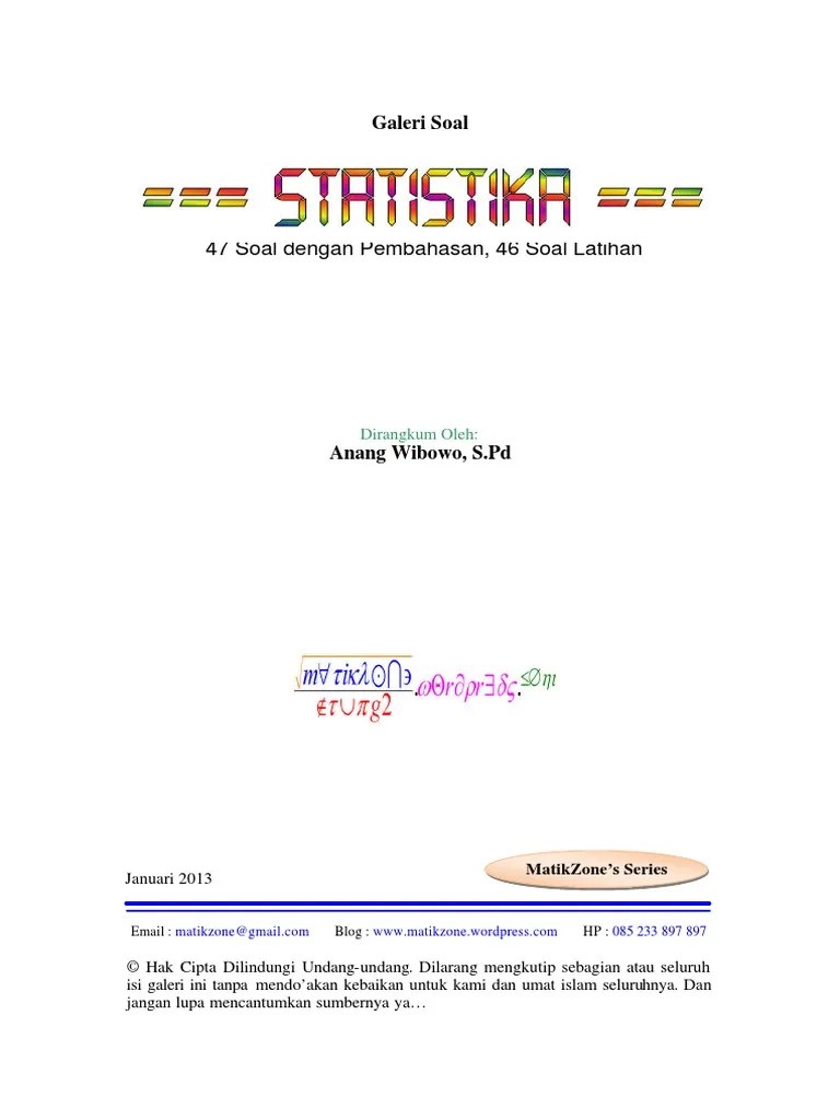 Pembahasan Soal Statistik SMA | PDF