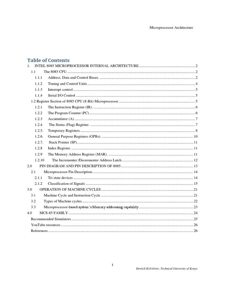 Microprocessor Architecture | PDF | Central Processing Unit | Input/Output