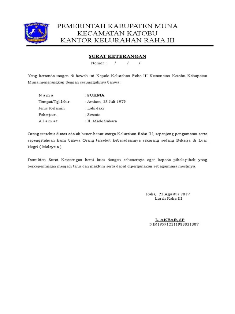***) asli ktp orang tua (bapak kandung dan/atau ibu kandung); Surat Keterangan Bekerja Diluar Negeri Pdf