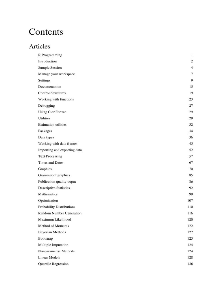 R Programming PDF | Download Free PDF | R (Programming Language ...