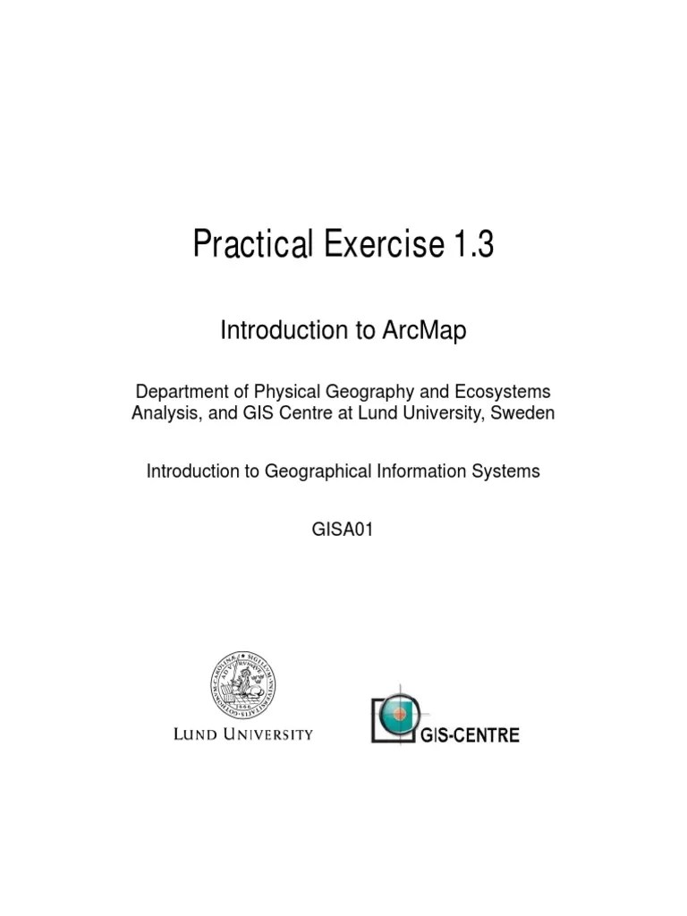 1 3 Introduction To ArcMap PDF | PDF | Arc Gis | Information Technology