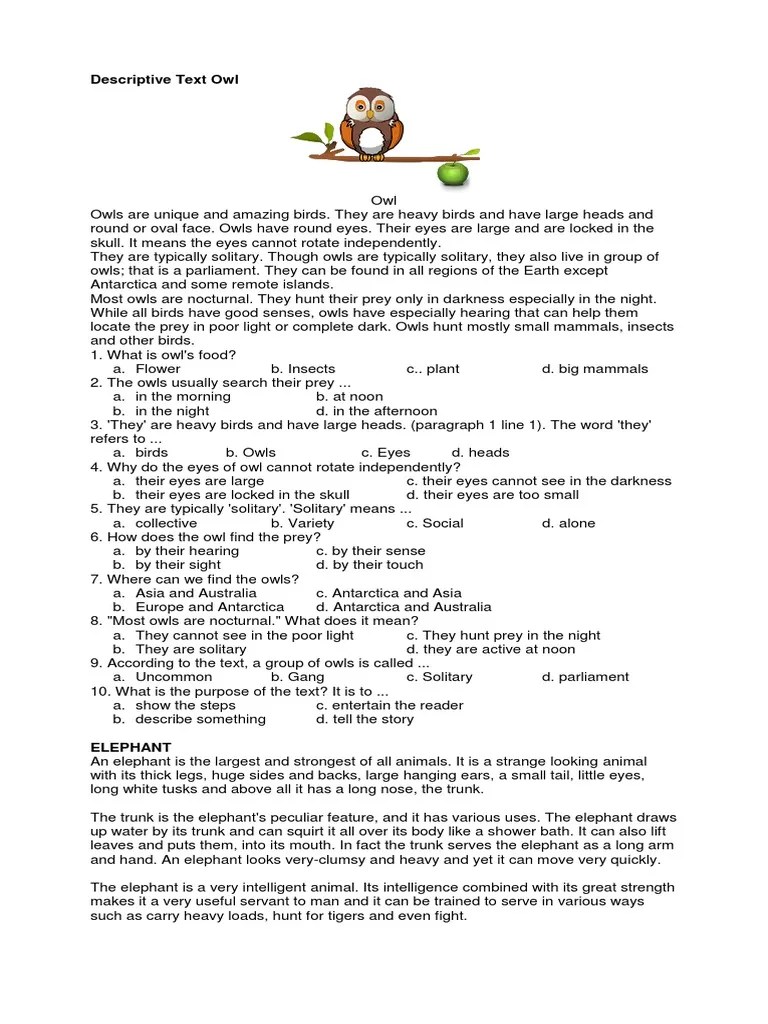 Buku bahasa inggris kelas 7 revisi 2016 (1).pdf. Kumpulan Soal Soal Descriptive Text Beinyu Com