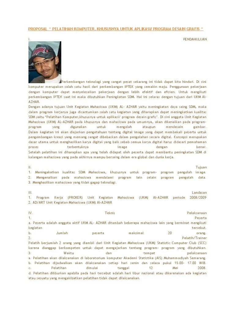 Proposal Penawaran 8 Program Workshop Design Free Tar Grafis 