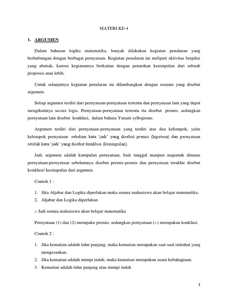 Silogisme menjadi salah satu materi yang diujikan dalam seleksi cpns. Kelompok 4 Argumen Induksi Dan Deduksi 1 Pdf