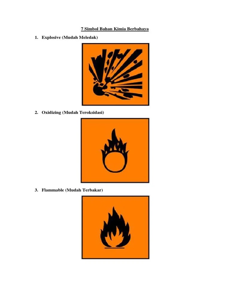 7 Simbol Bahan Kimia Berbahaya | PDF