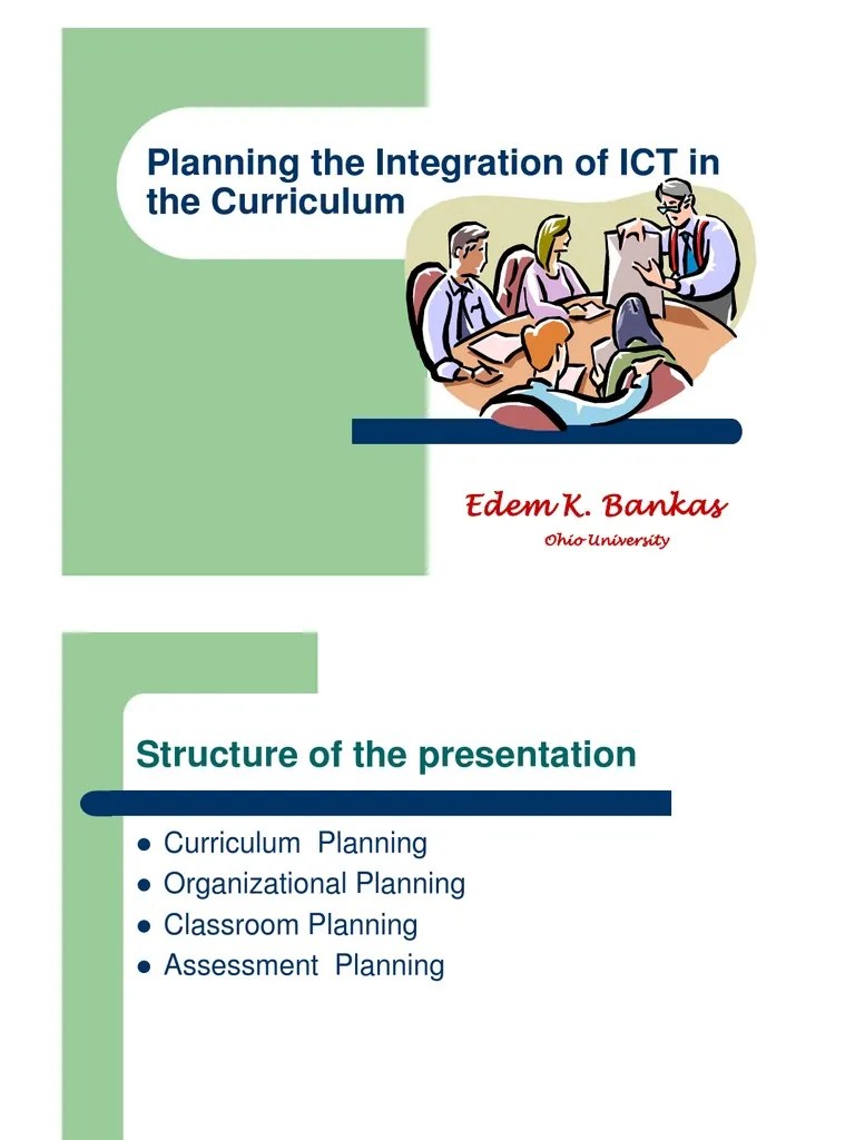Planning ICT Integration In Educational System | PDF | Educational ...