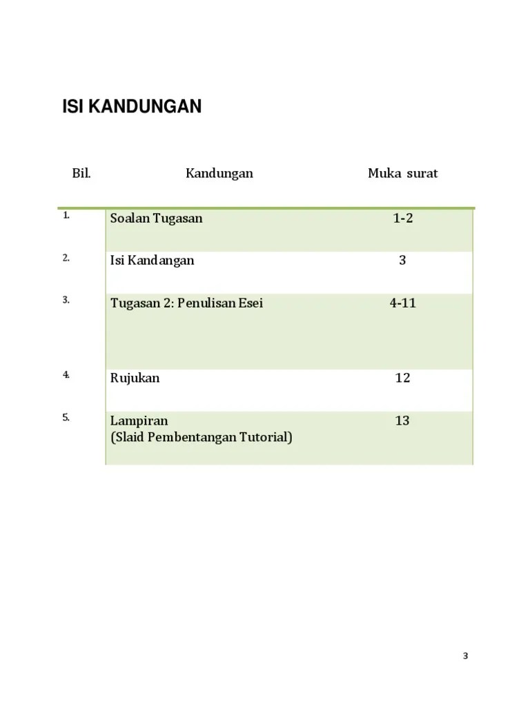 Isi Kandungan Contoh Assignment Oum Terbaik - Matematik Tugasan Oum