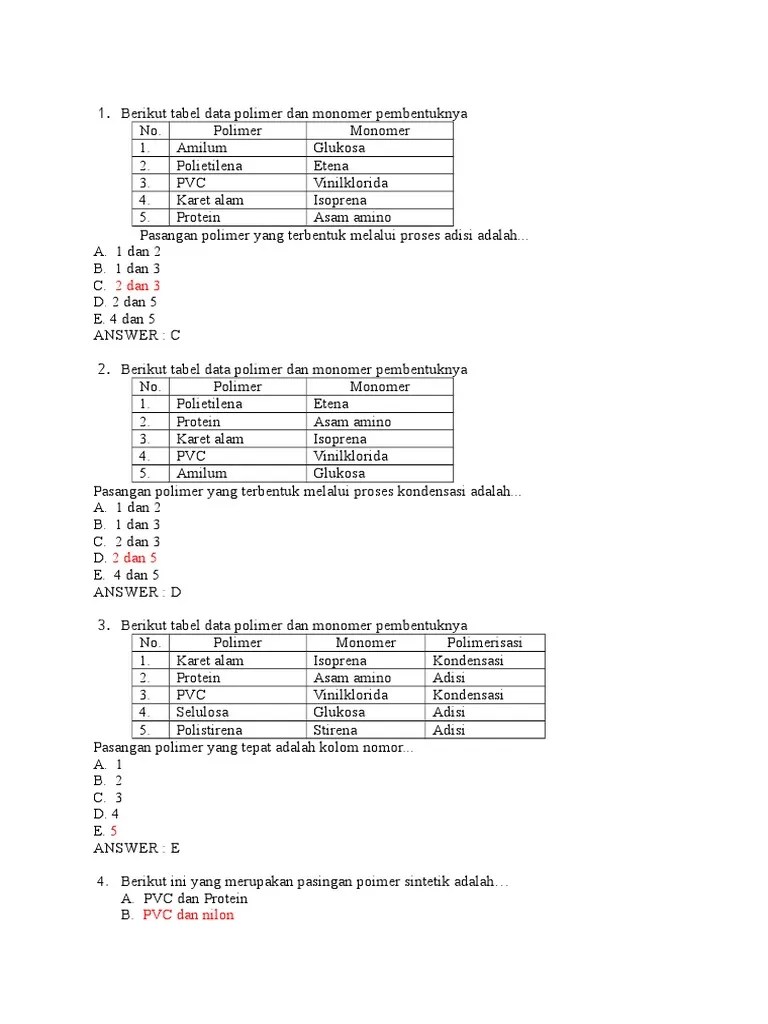 2016-2017 Kimia Klas 11 UKK | PDF