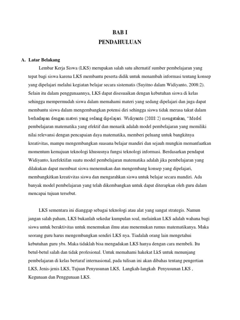 Salah satu upaya untuk mencapai tujuan pembelajaran dengan baik diperlukan bahan ajar yang mendukung dalam proses pembelajaran. Pengertian Manfaat Dan Cara Membuat Lembar Kerja Siswa Lks Pdf