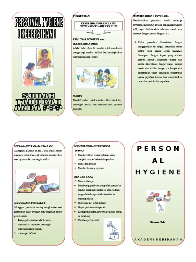 Leaflet-Personal Hygiene | PDF