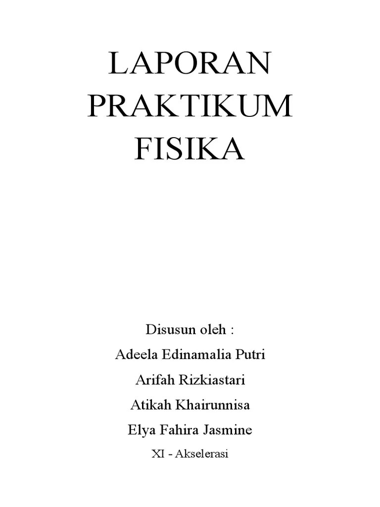 Laporan Praktikum Fisika Gerak Parabola | PDF