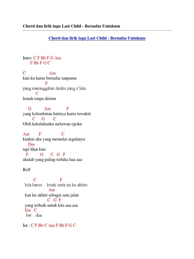 Create and get 5 iq. Lirik Lagu Last Child Percayalah Enak