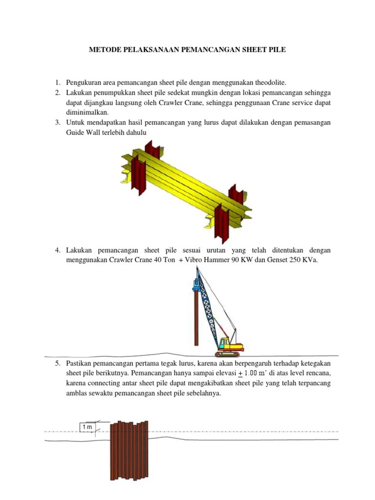 Metode Sheet Pile | PDF