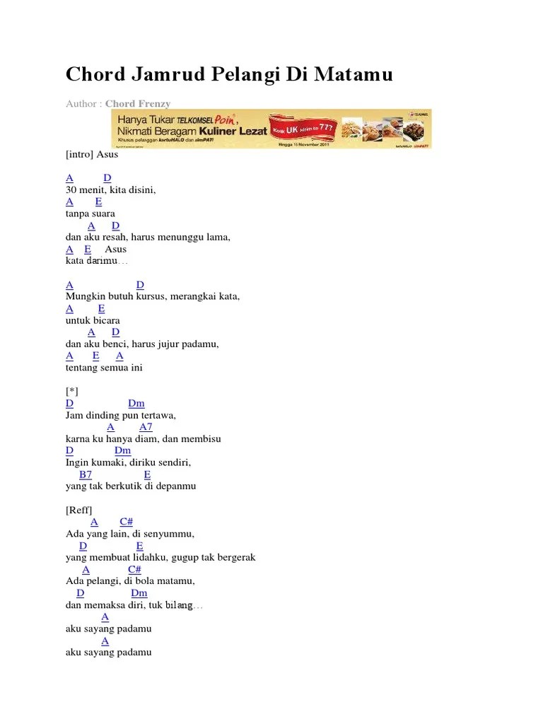 Jamrud - Pelangi Dimatamu | PDF