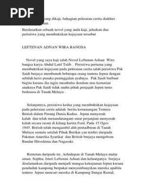 Penulis juga mula aktif dalam penulisan karya kreatif pada tahun 1999 dalam genre cerpen, … Topik 9 Novel Pdf
