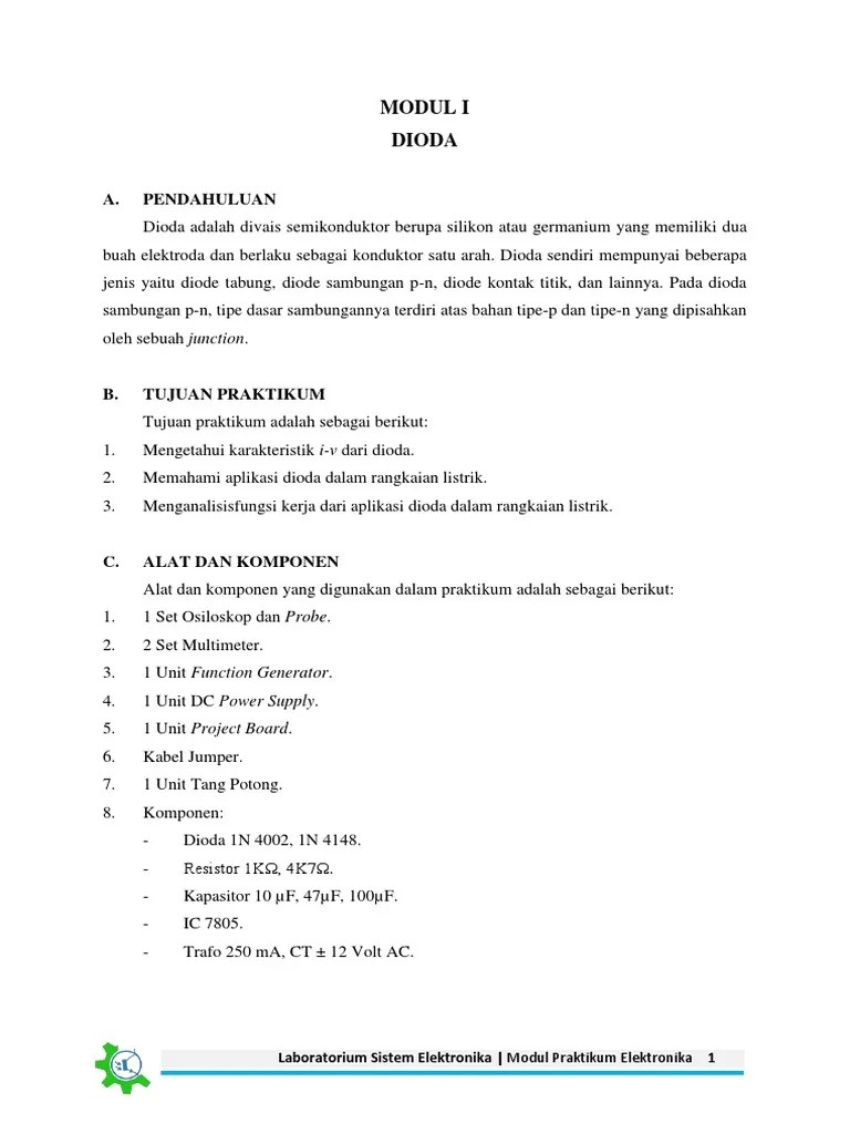 Modul Elektronika Pdf