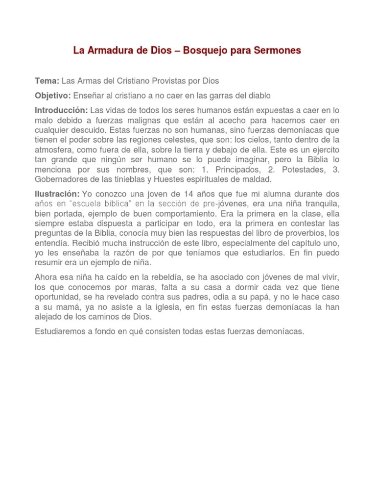 La Armadura De Dios | PDF | Demonios | Oración