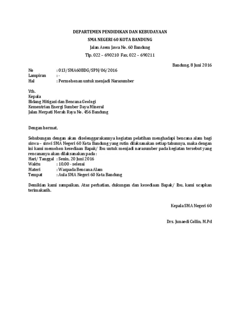 Pimpinan / penanggung jawab lpks mengajukan permohonan izin kepada dinas. Contoh Surat Permohonan Pelatihan Contoh Resource