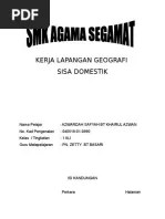 Smk air merah kerja lapangan geografi sisa domestik nama pelajar : Kerja Lapangan Geografi Bahan Domestik Pdf