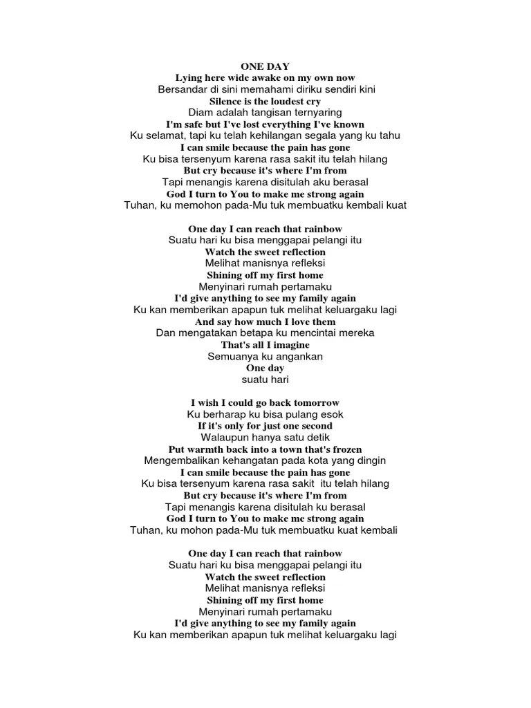 I gave into the fire. One Day Pdf