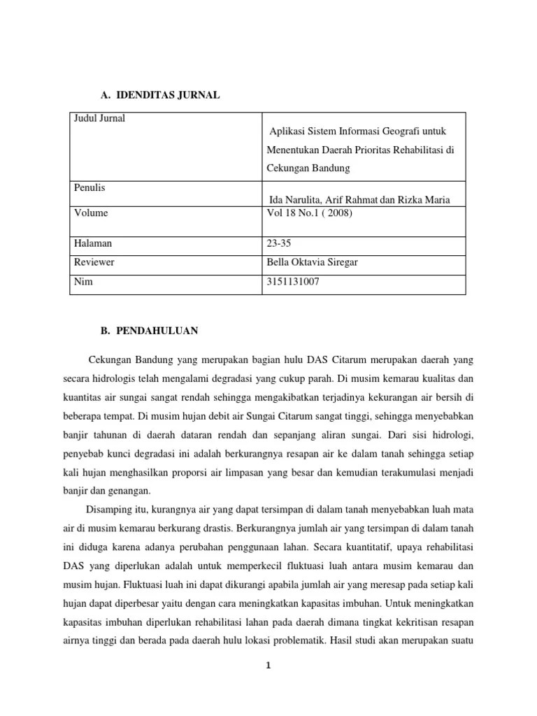 Aplikasi sistem informasi geografis berbasis web dan android untuk. Critical Review Jurnal Sig Pdf
