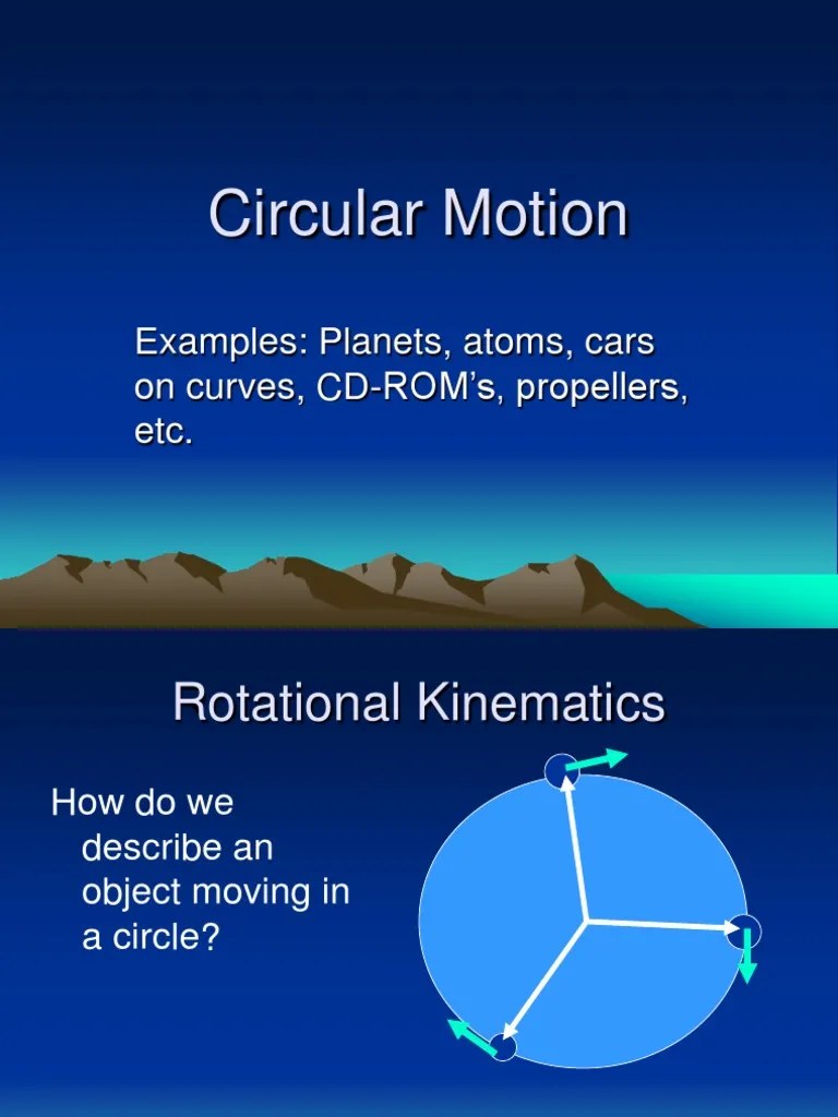 Linear And Circular Motion.ppt