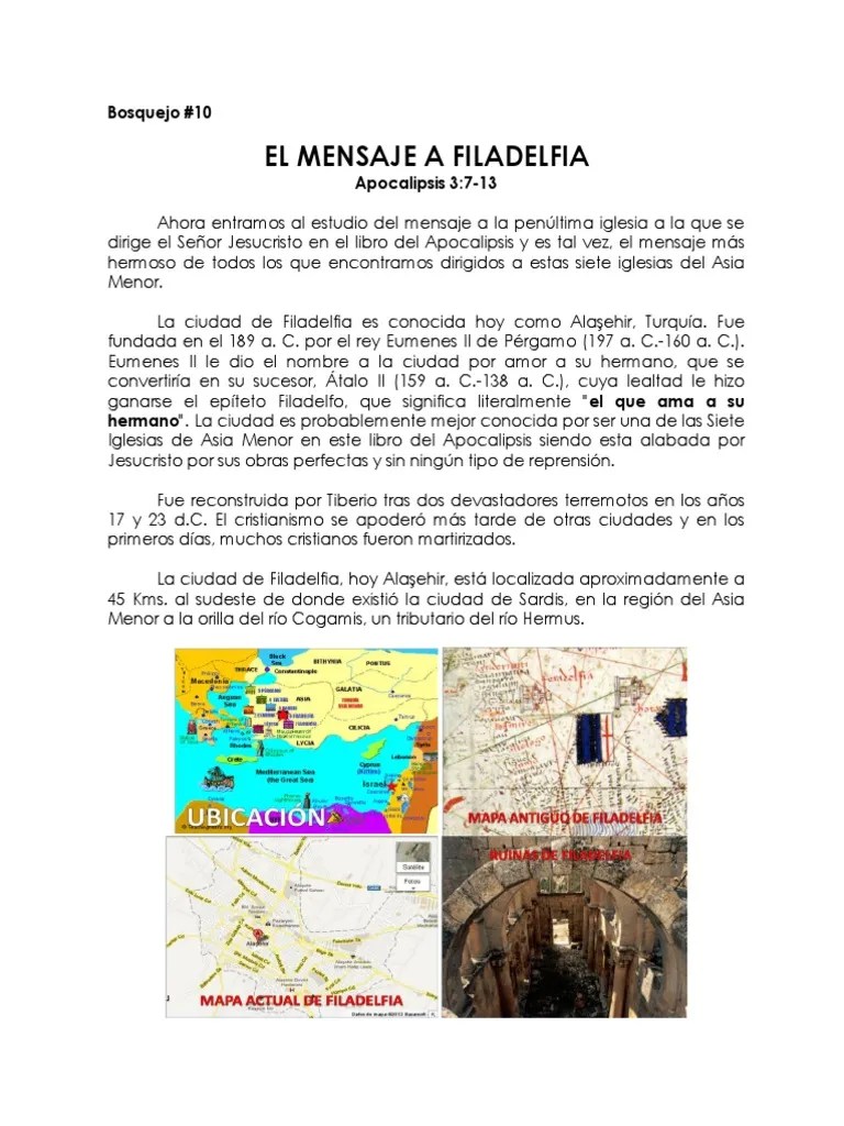 130414-1 El Mensaje A Filadelfia | PDF | Religiones Mediterráneas ...