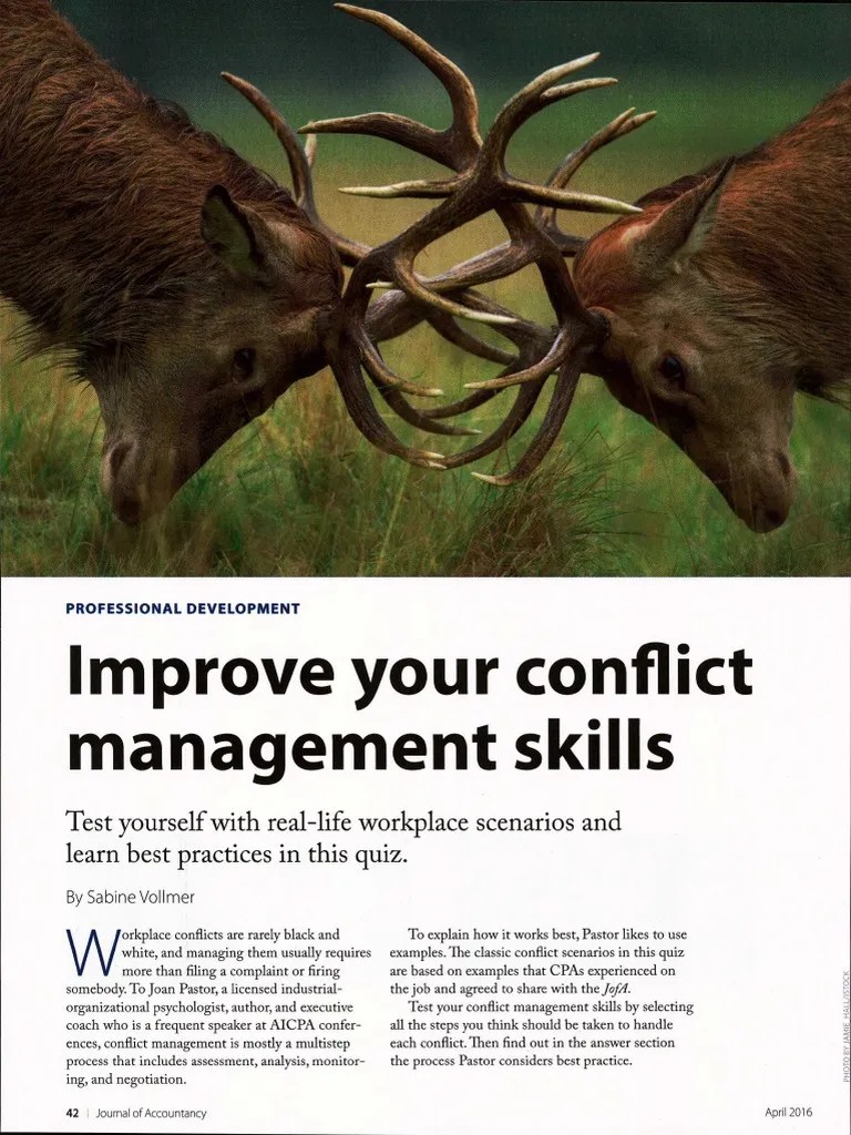 Conflict Management | PDF | Business | Behavioural Sciences