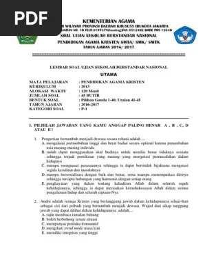 Terambil dari efesus 2 : Soal Utama Pak Usbn Sma Smk Kurtilas Pdf