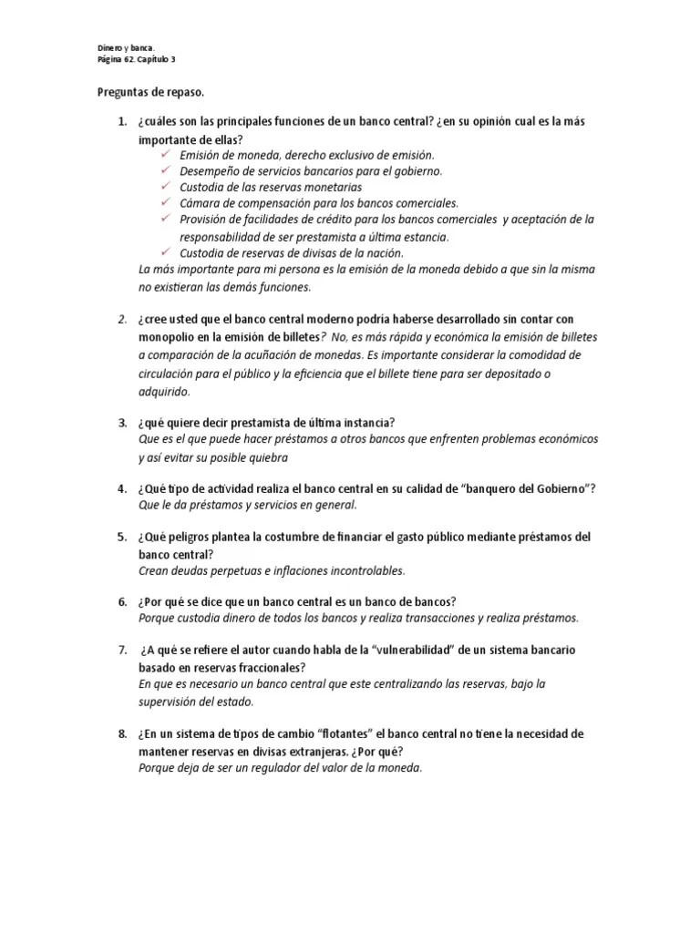 Preguntas De Repaso. Capitulo 3 | PDF