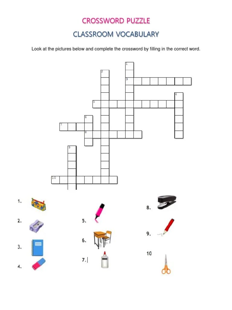 Activity Classroom Vocabulary | PDF