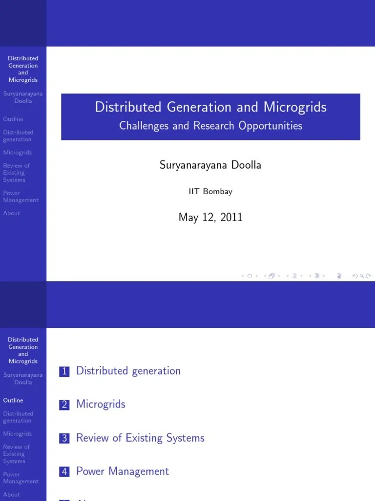 Micro Grid PDF | PDF | Distributed Generation | Electrical Grid