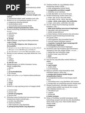Jawaban super ipa terpadu kls 9 hal. Soal Bioteknologi Smp Kelas Ix Pdf