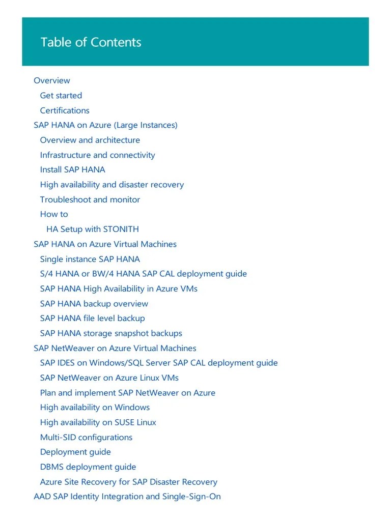 Sap On Azure | PDF | Microsoft Azure | Software As A Service