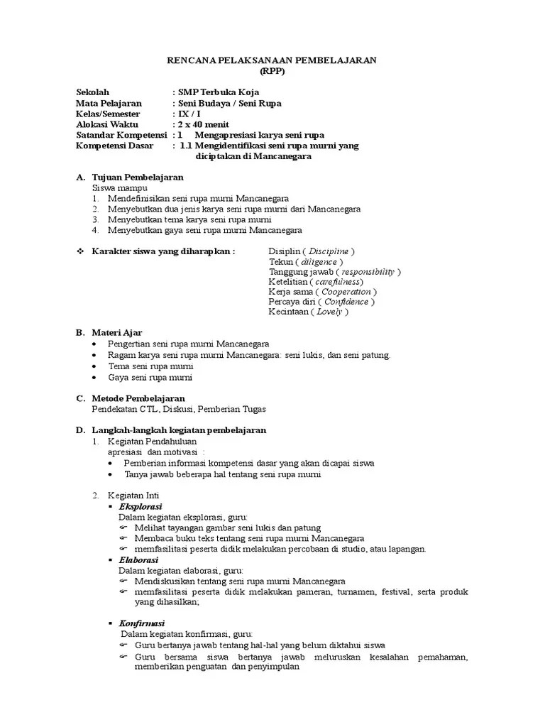 Maybe you would like to learn more about one of these? Mata Pelajaran Seni Budaya Smp Siswapelajar Com