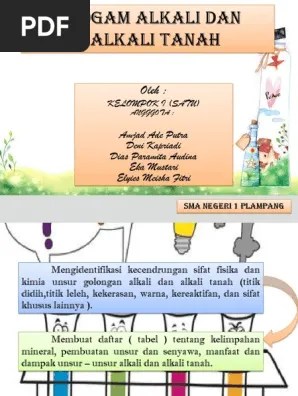 Ppt Kimia Unsur Alkali Dan Alkali Tanah - Berbagai Unsur
