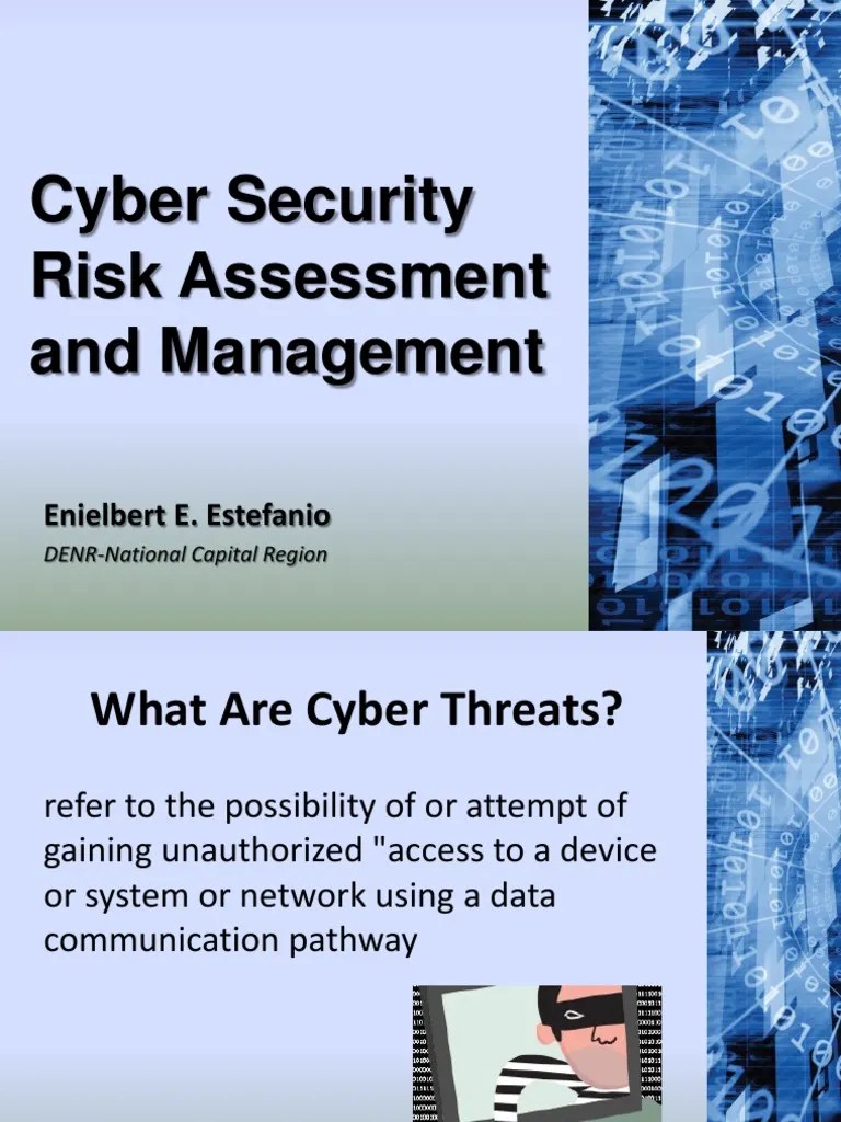 Cyber Security Risk Assessment And Management | PDF | Threat (Computer) | Computer Security