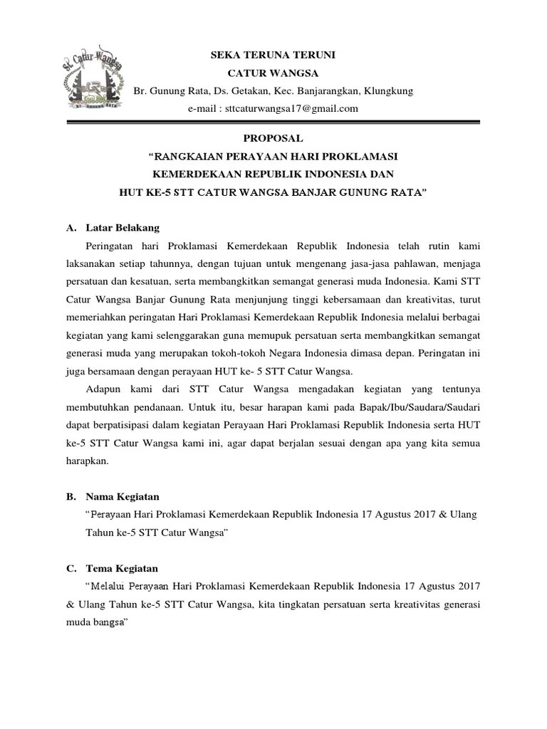 Dalam bank syariah terbagi tiga, yaitu tabungan, giro dan deposito. Contoh Proposal Kegiatan Pdf