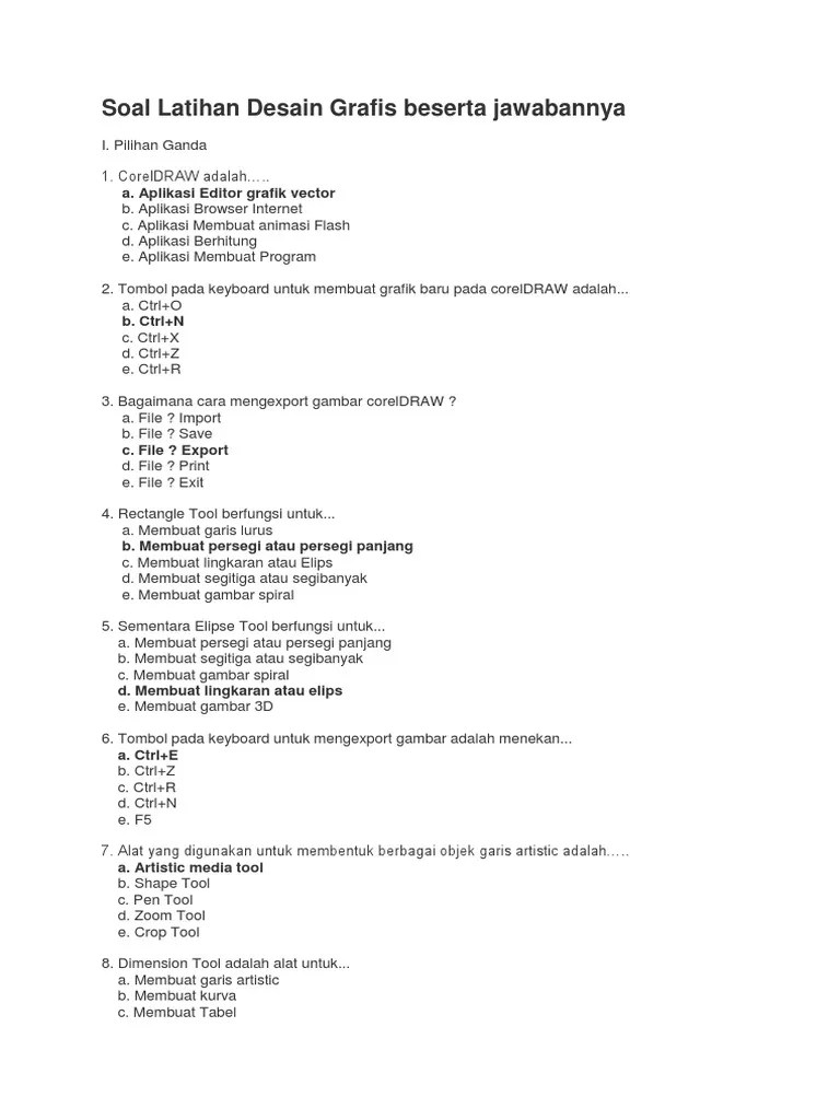 Ujian tengah semester ganjil tahun akademik 2020/2021. Contoh Soal Tes Blk 2020