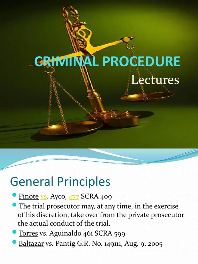 Criminal Procedure | PDF | Arrest | Jurisprudence