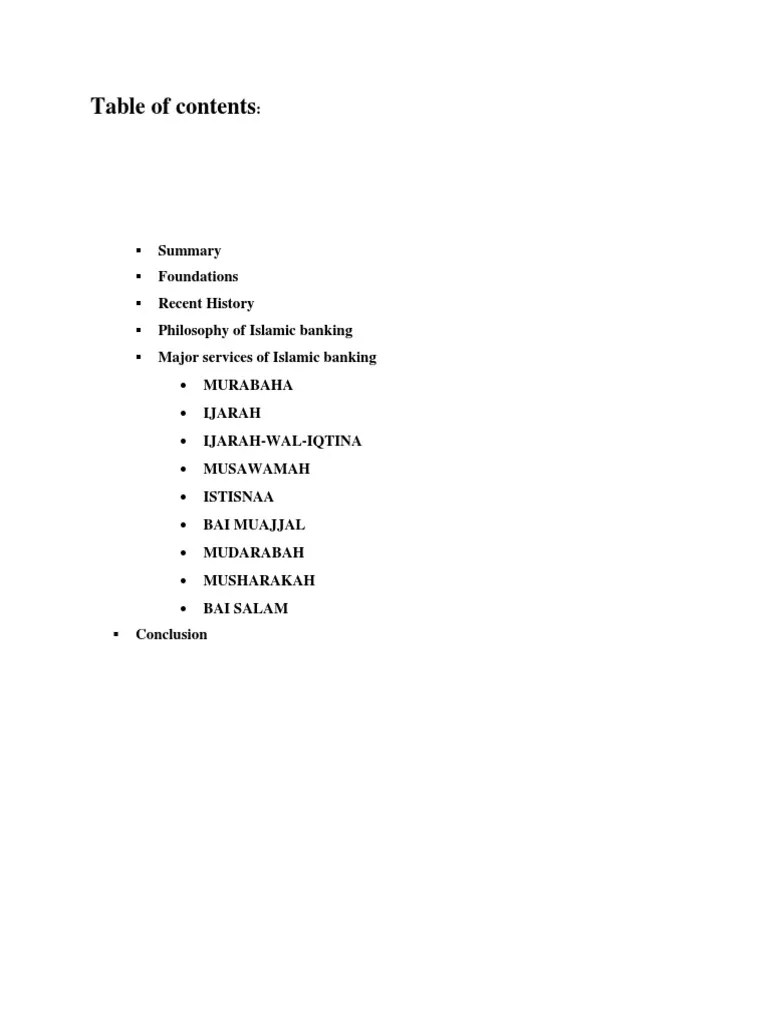 A Comprehensive Overview Of Islamic Banking: Exploring Its Foundations, Philosophy, Services And ...